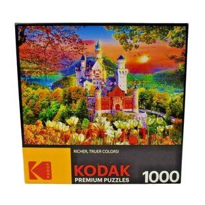 Kodak Neuschwanstein Medieval Castle 1000 Piece Jigsaw Puzzle Complete